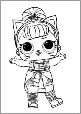 Troublemaker Lol Surprise Doll Coloring - TotalColoring.Com