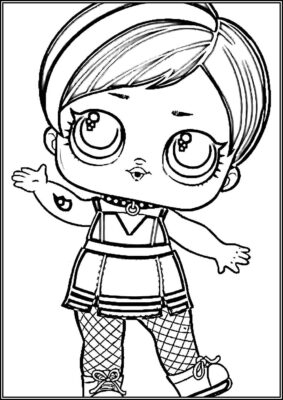 Yin Bb Lol Surprise Doll Coloring - TotalColoring.Com