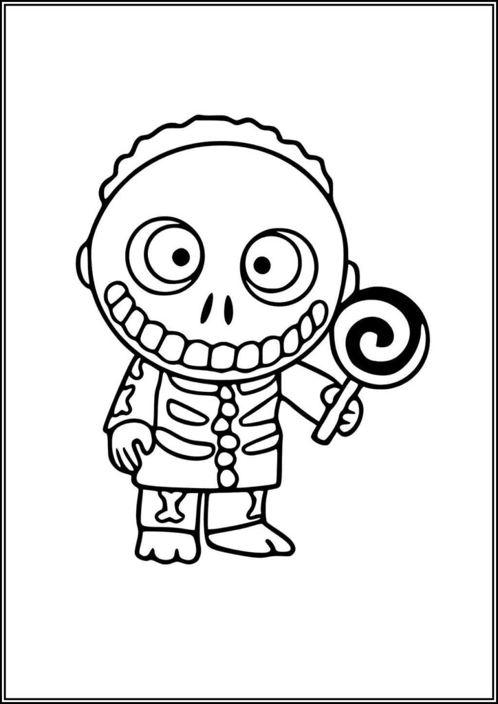 1712158936 884 Nightmare Before Christmas Coloring Pages Free Printable Pdf - TotalColoring.Com