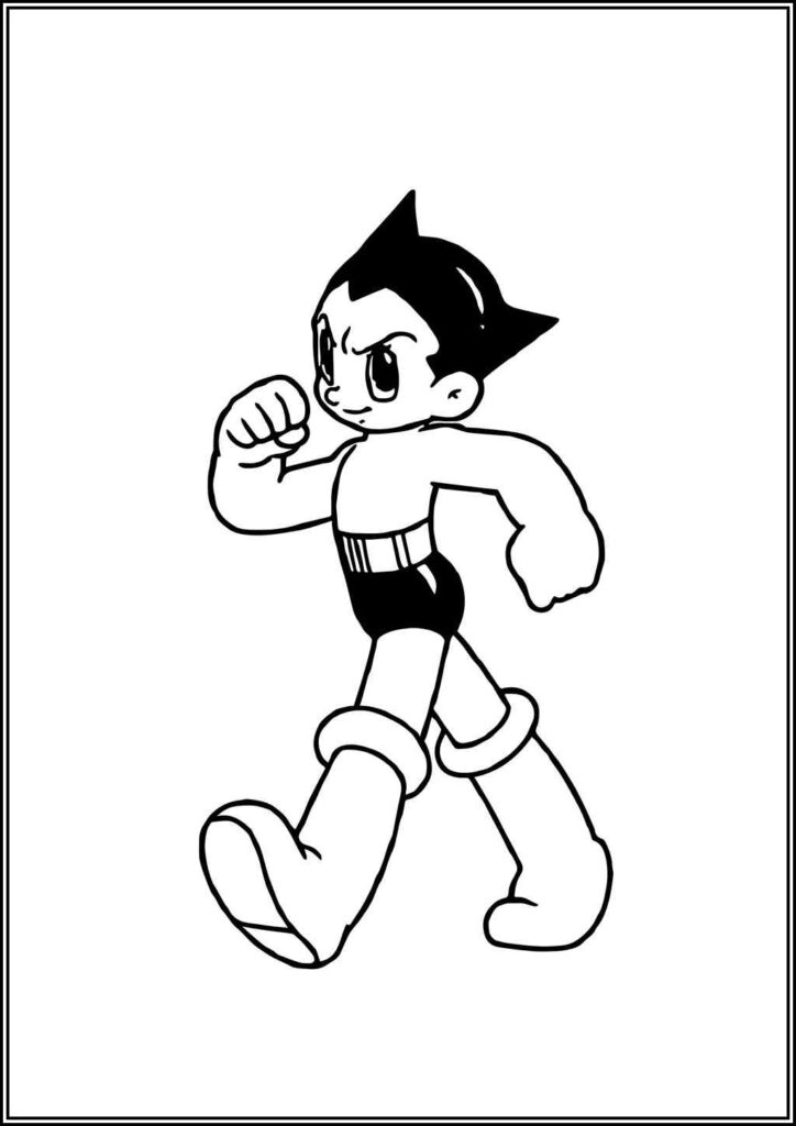 Angry Astro Boy Coloring Scaled - TotalColoring.Com