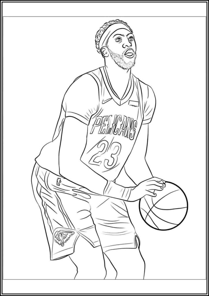 Nba Coloring Pages Free Printable Pdf - TotalColoring.Com