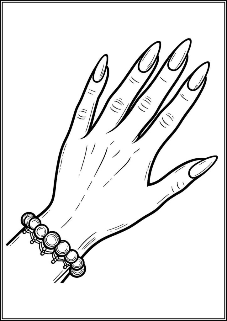 Nail Coloring Pages Free Printable Pdf - TotalColoring.Com