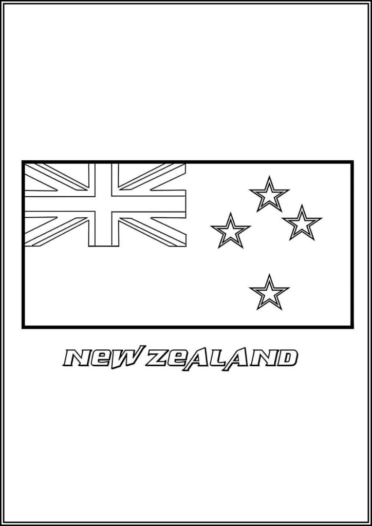 New Zealand Coloring Pages Free Printable Pdf - TotalColoring.Com