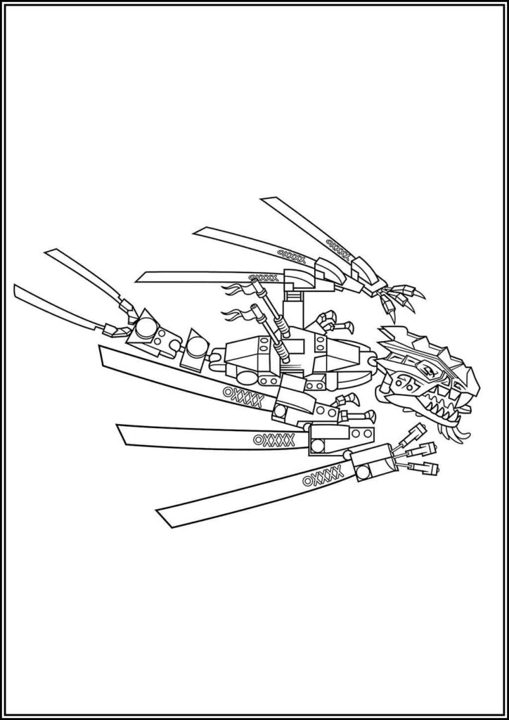 Ninjago Coloring Pages Free Printable Pdf - TotalColoring.Com