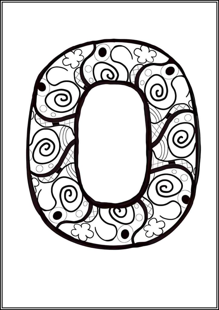 Number 0 Coloring Pages Free Printable Pdf - TotalColoring.Com