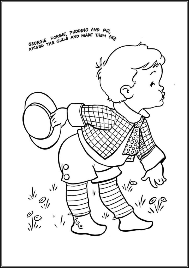 Nursery Rhyme Coloring Pages Free Printable Pdf - TotalColoring.Com