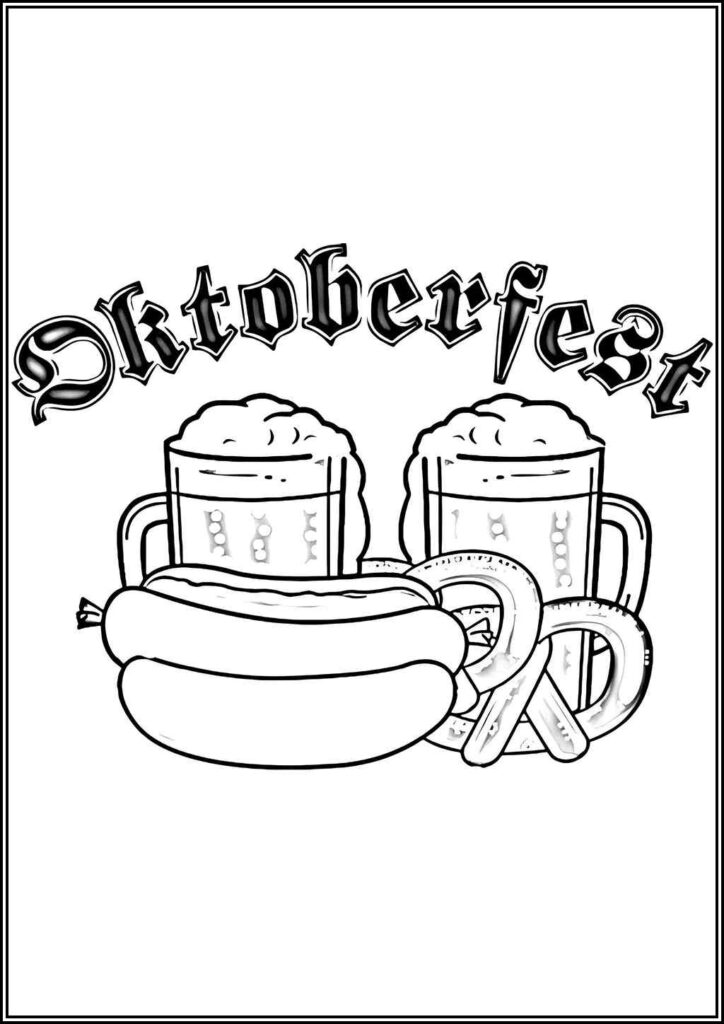 Oktoberfest Coloring Pages Free Printable Pdf - TotalColoring.Com