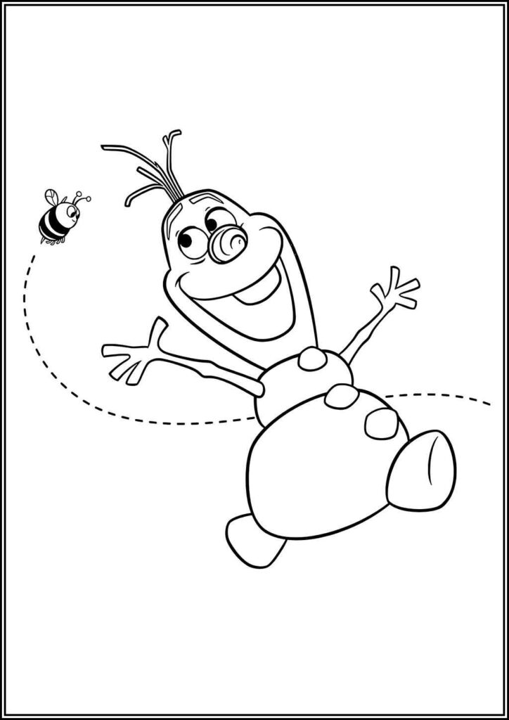 Olaf Coloring Pages Free Printable Pdf - TotalColoring.Com