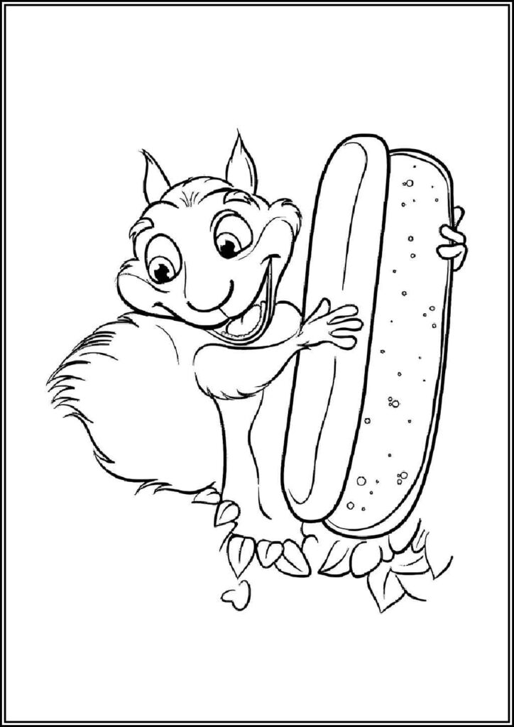 Over The Hedge Coloring Pages Free Printable Pdf - TotalColoring.Com