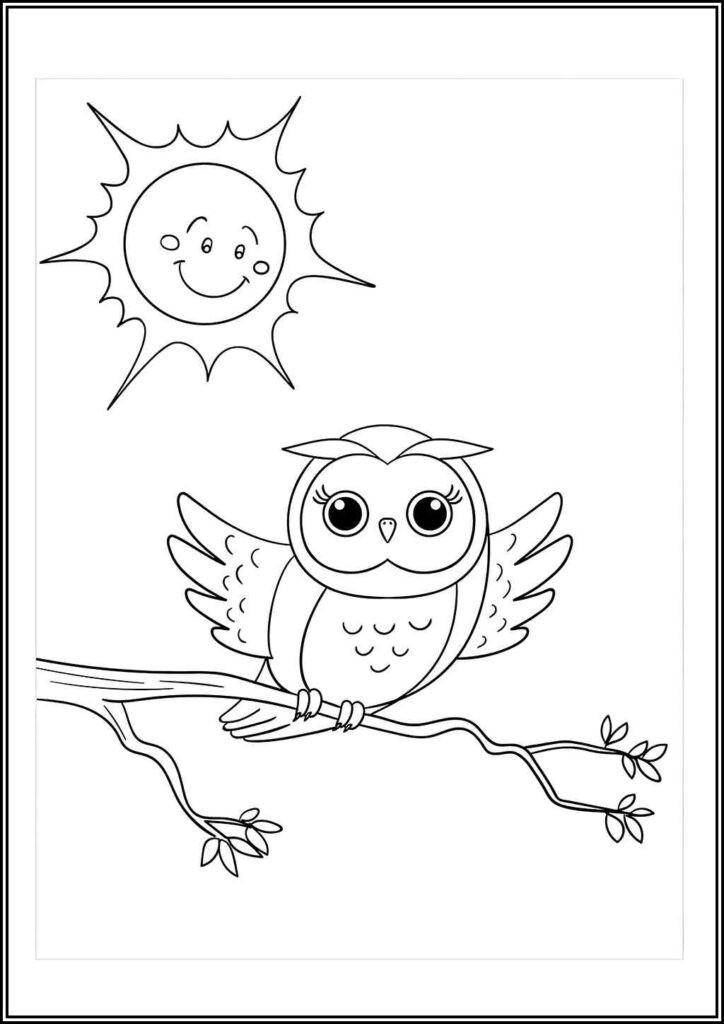 Owl Coloring Pages Free Printable Pdf - TotalColoring.Com