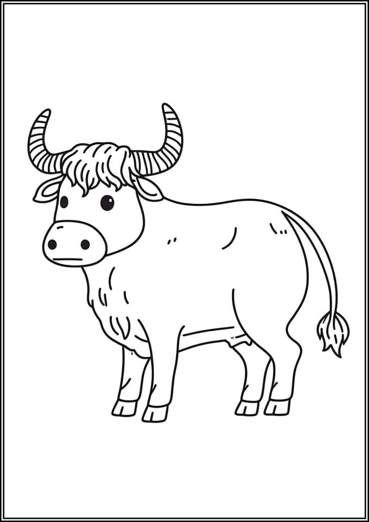 Ox Coloring Pages Free Printable Pdf - TotalColoring.Com