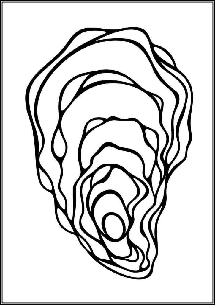 Oyster Coloring Pages Free Printable Pdf - TotalColoring.Com