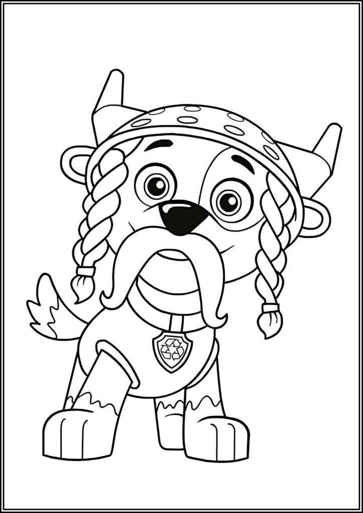 Paw Patrol Coloring Pages Free Printable Pdf - TotalColoring.Com