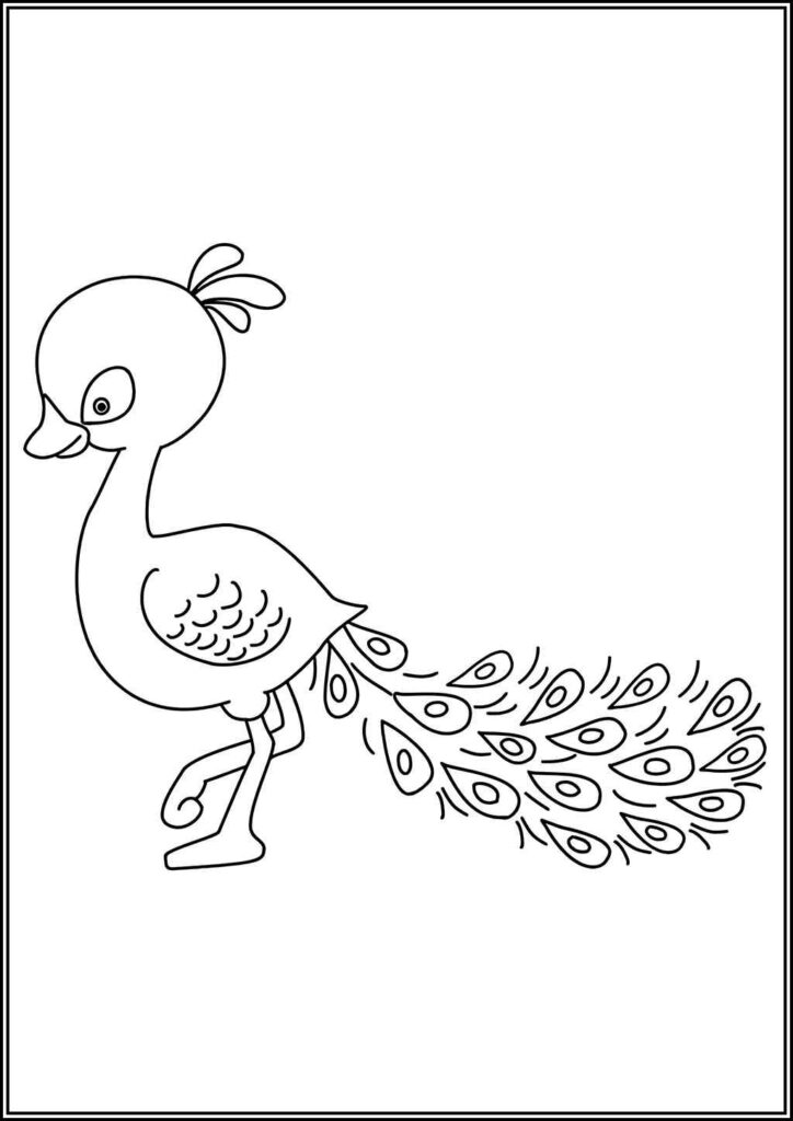 Peacock Coloring Pages Free Printable Pdf - TotalColoring.Com