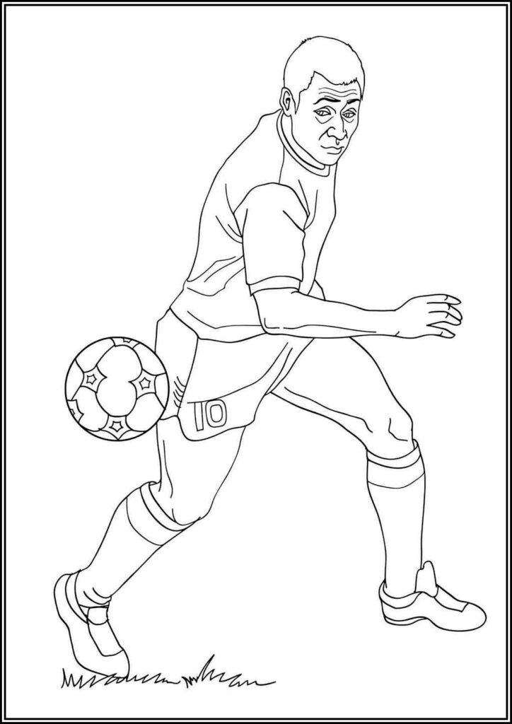 Pele Coloring Pages Free Printable Pdf - TotalColoring.Com