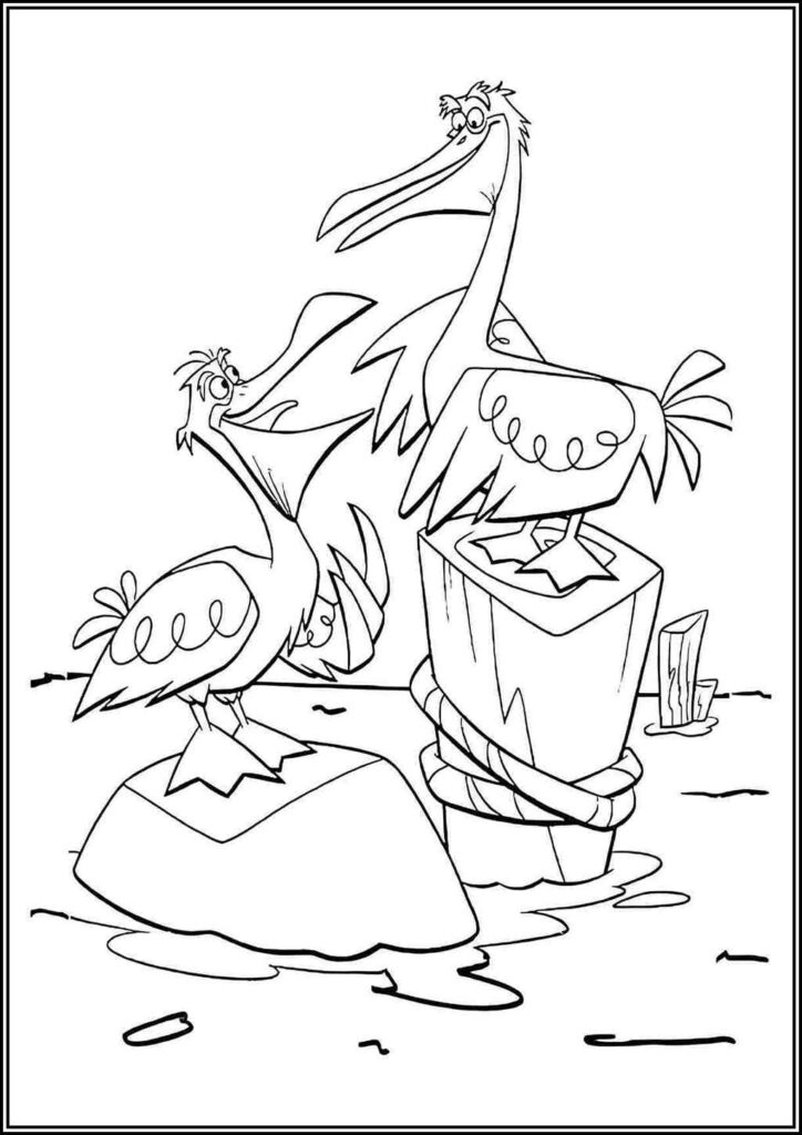 Pelican Coloring Pages Free Printable Pdf - TotalColoring.Com