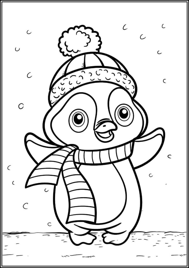 Penguins Coloring Pages Free Printable Pdf - TotalColoring.Com