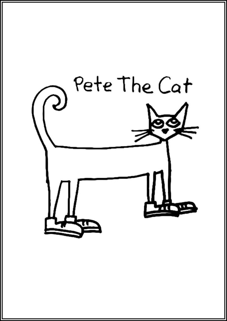 Pete The Cat Coloring Pages Free Printable Pdf - TotalColoring.Com