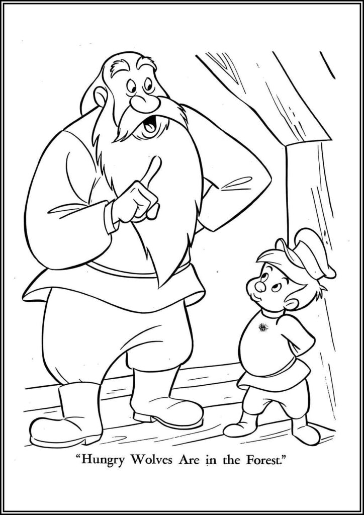 Peter And The Wolf Coloring Pages Free Printable Pdf - TotalColoring.Com