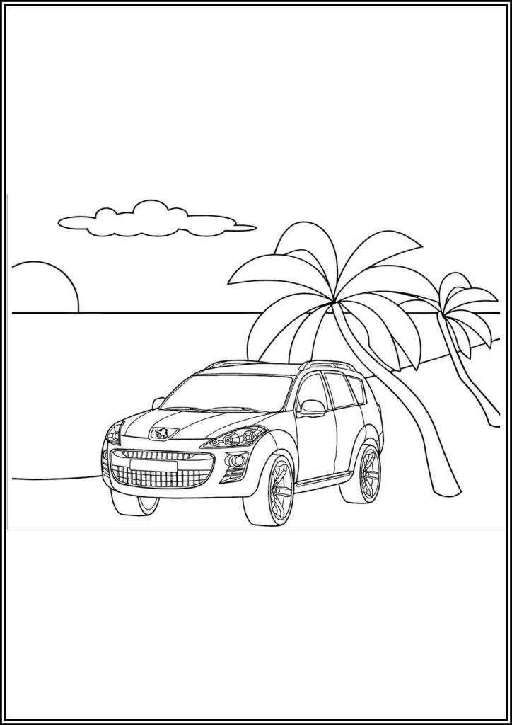 Peugeot Coloring Pages Free Printable Pdf - TotalColoring.Com