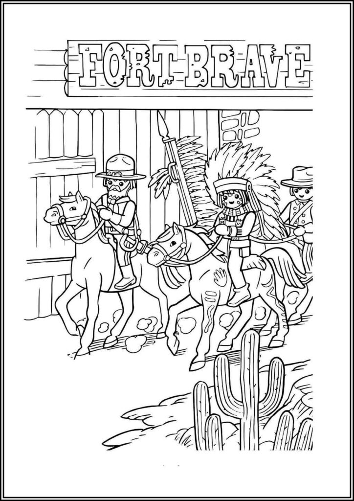 Playmobil Coloring Pages Free Printable Pdf - TotalColoring.Com