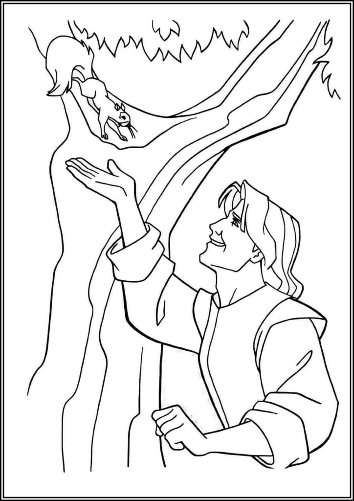 Pocahontas Coloring Pages Free Printable Pdf - TotalColoring.Com