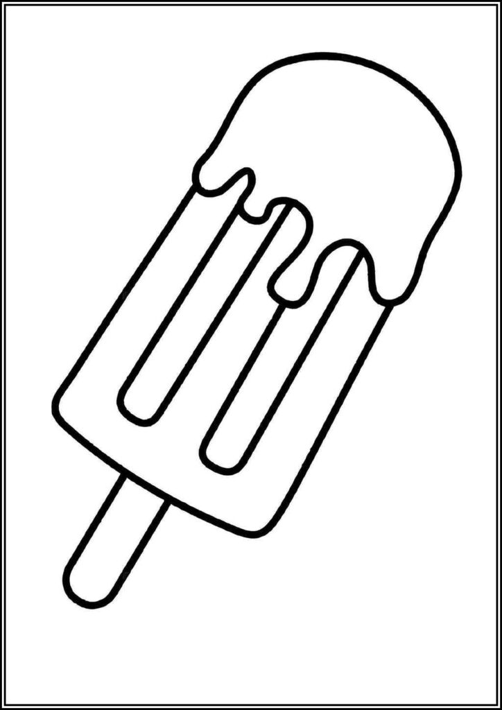 Popsicle Coloring Pages Free Printable Pdf - TotalColoring.Com