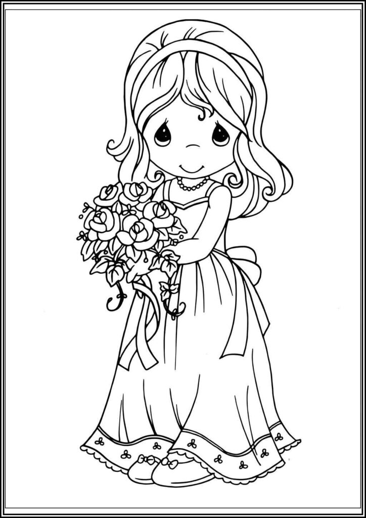 Precious Moments Coloring Pages Free Printable Pdf - TotalColoring.Com