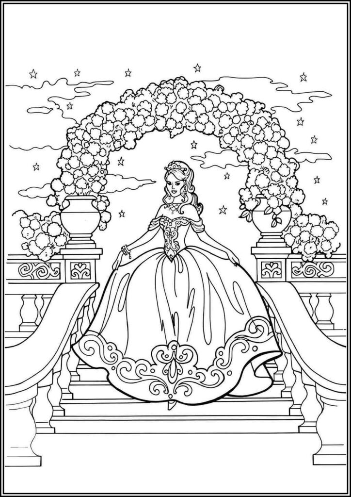 Princess Leonora Coloring Pages Free Printable Pdf - TotalColoring.Com