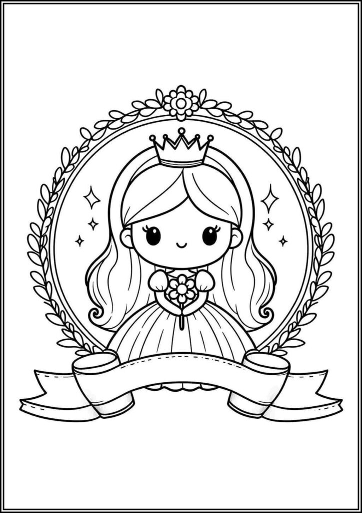 Princess Coloring Pages Free Printable Pdf - TotalColoring.Com