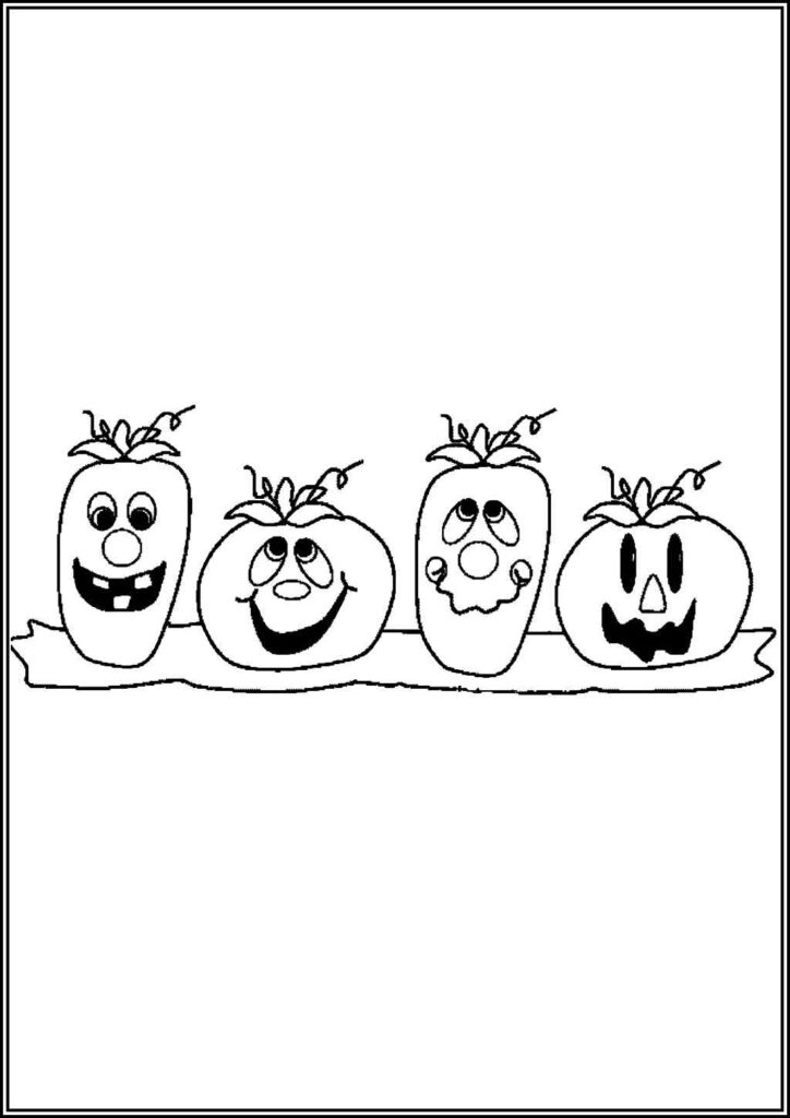 Pumpkin Coloring Pages Free Printable Pdf - TotalColoring.Com