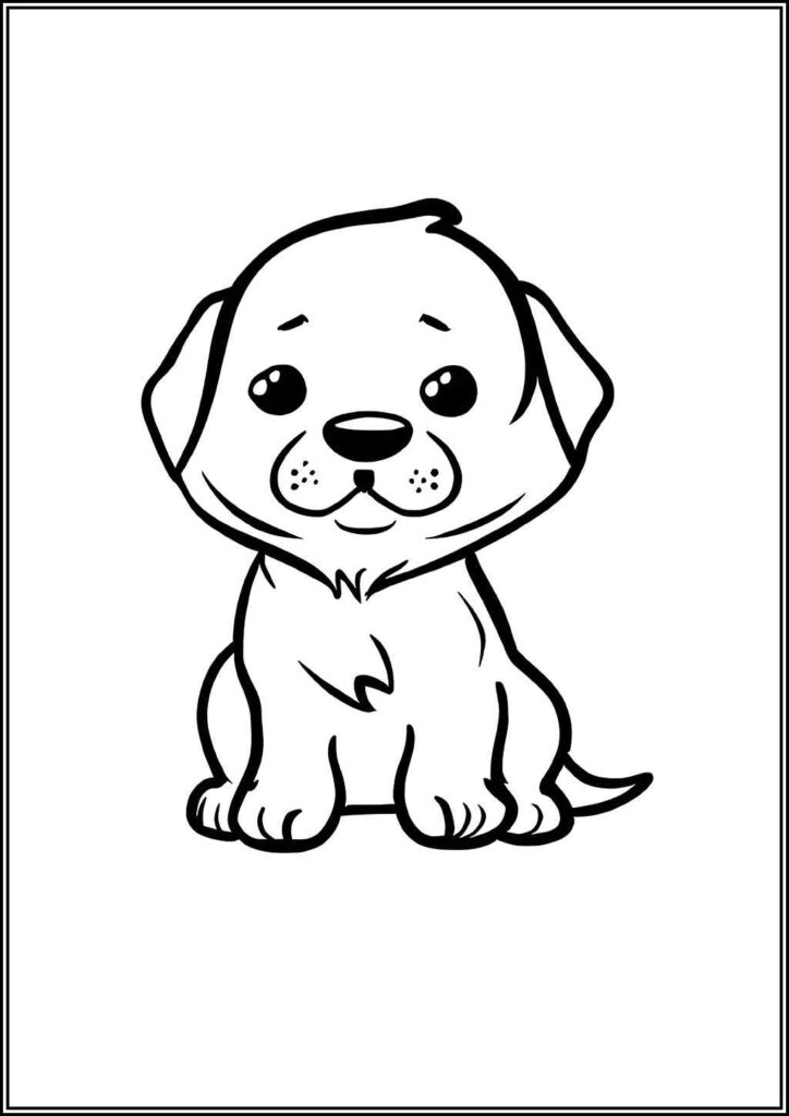 Puppy Coloring Pages Free Printable Pdf - TotalColoring.Com