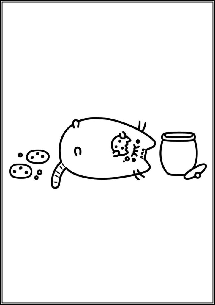 Pusheen Coloring Pages Free Printable Pdf - TotalColoring.Com