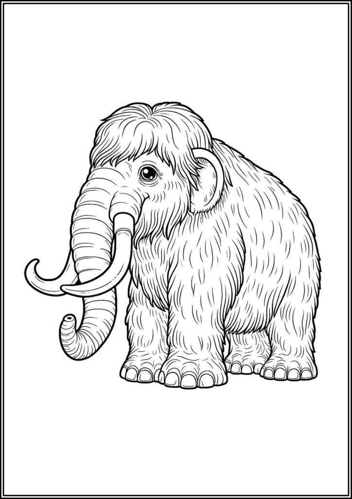 Mammoth Printable Coloring - TotalColoring.Com