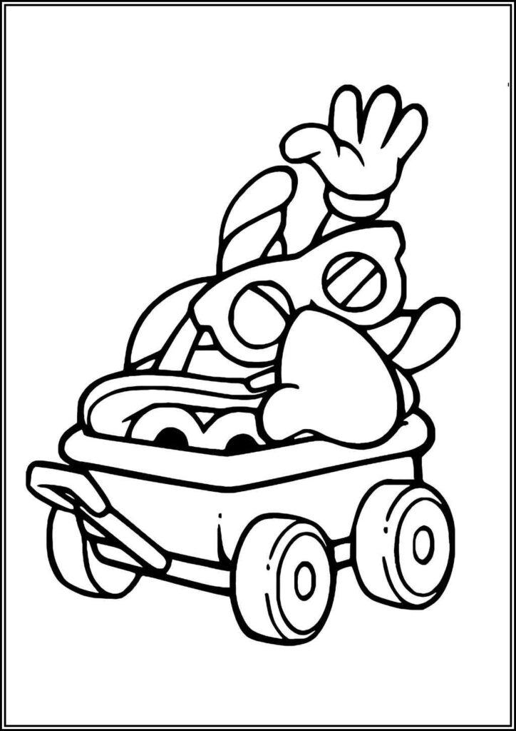 Mr Potato Head Free Printable Coloring - TotalColoring.Com