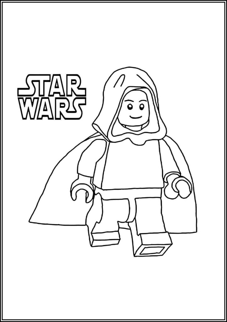 Character From Lego Star Wars Coloring - TotalColoring.Com