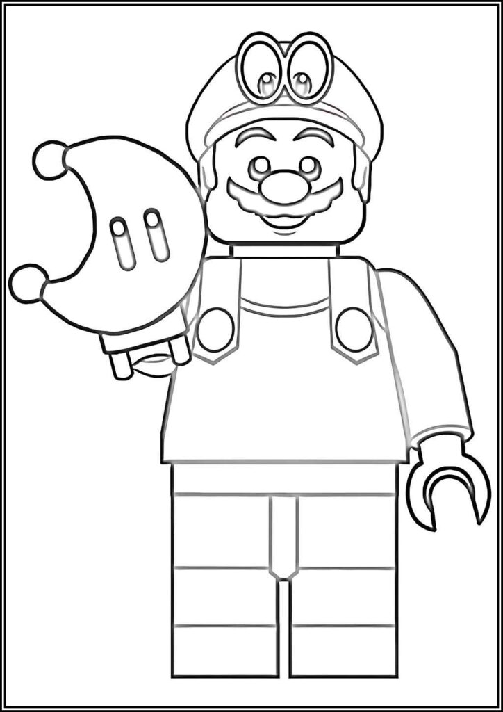 Free Lego Mario Coloring - TotalColoring.Com