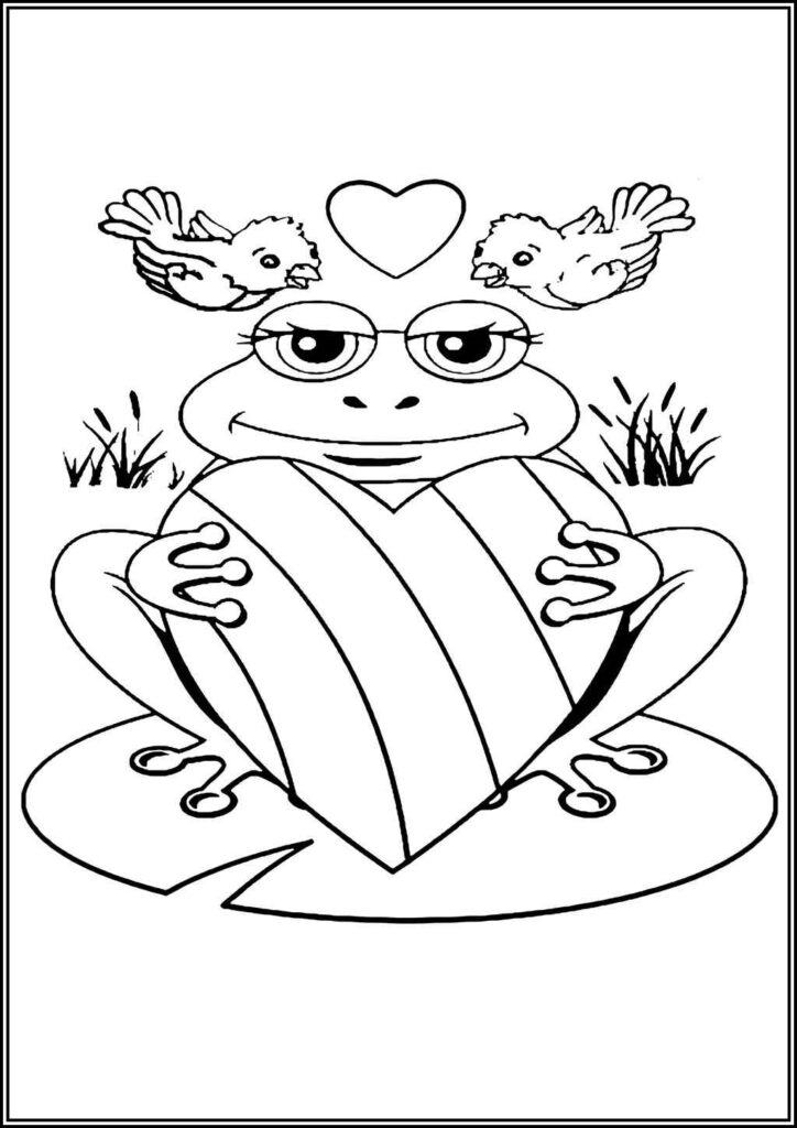 Lisa Frank Frog Coloring - TotalColoring.Com