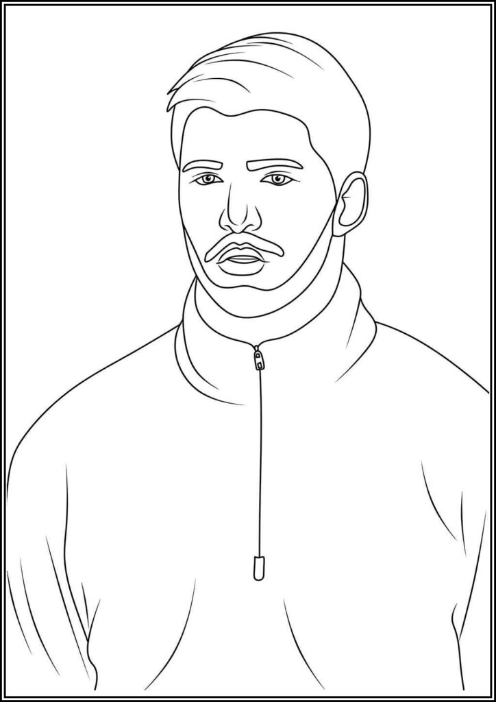 Luis Suarez Football Player Coloring - TotalColoring.Com