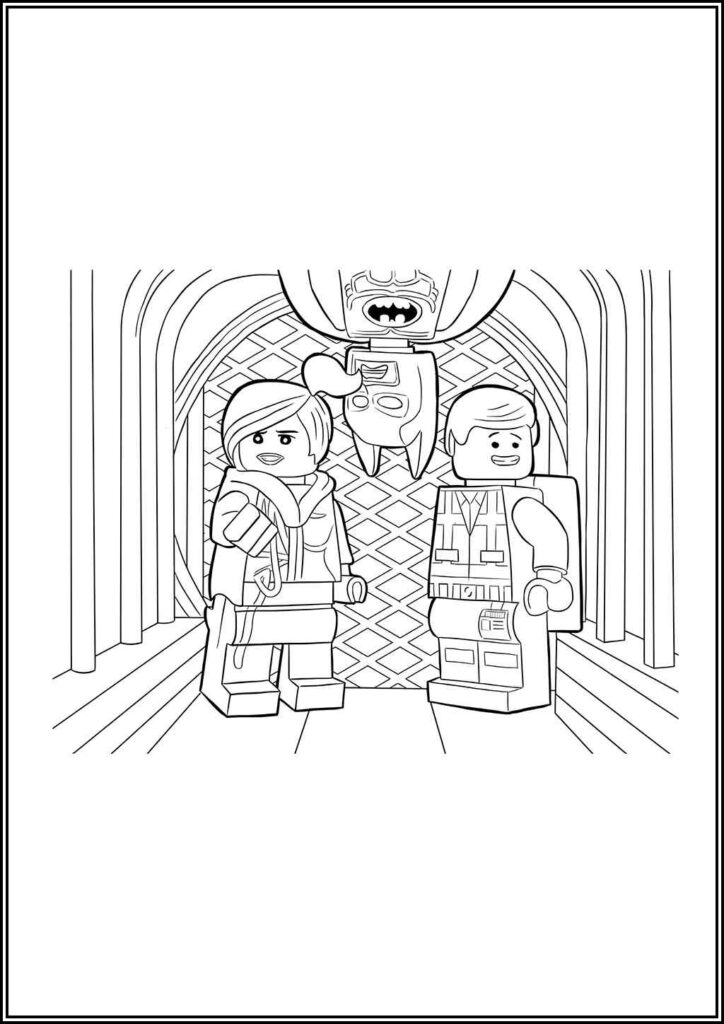 Printable Lego Movie Coloring - TotalColoring.Com