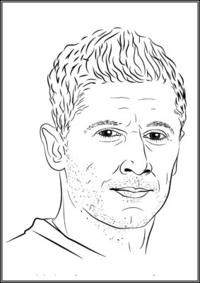 1708945748 168 Drawing Of Robert Lewandowski Coloring - TotalColoring.Com