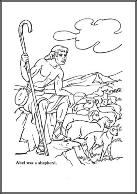 Abel The Shepherd - TotalColoring.Com