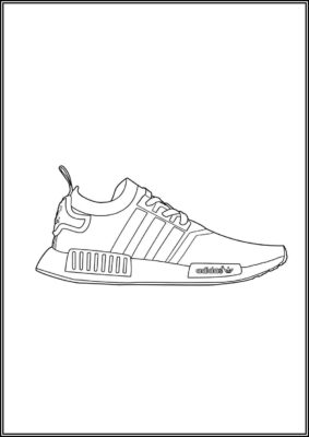 Adidas Sports Sneakers - TotalColoring.Com