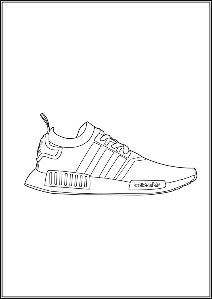 Adidas Sports Sneakers - TotalColoring.Com