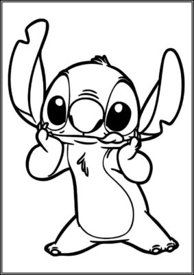 Adorable Stitch - TotalColoring.Com