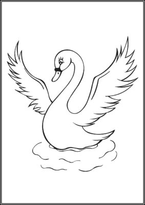 Adorable Swan - TotalColoring.Com