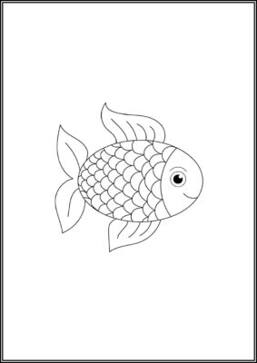 Amazing Rainbow Fish - TotalColoring.Com