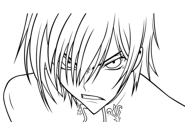 Angry Code Geass Coloring - TotalColoring.Com