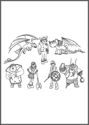 Free How To Train Your Dragon Coloring - TotalColoring.Com