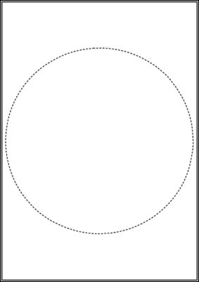 A Circle Shape Tracing Coloring - TotalColoring.Com